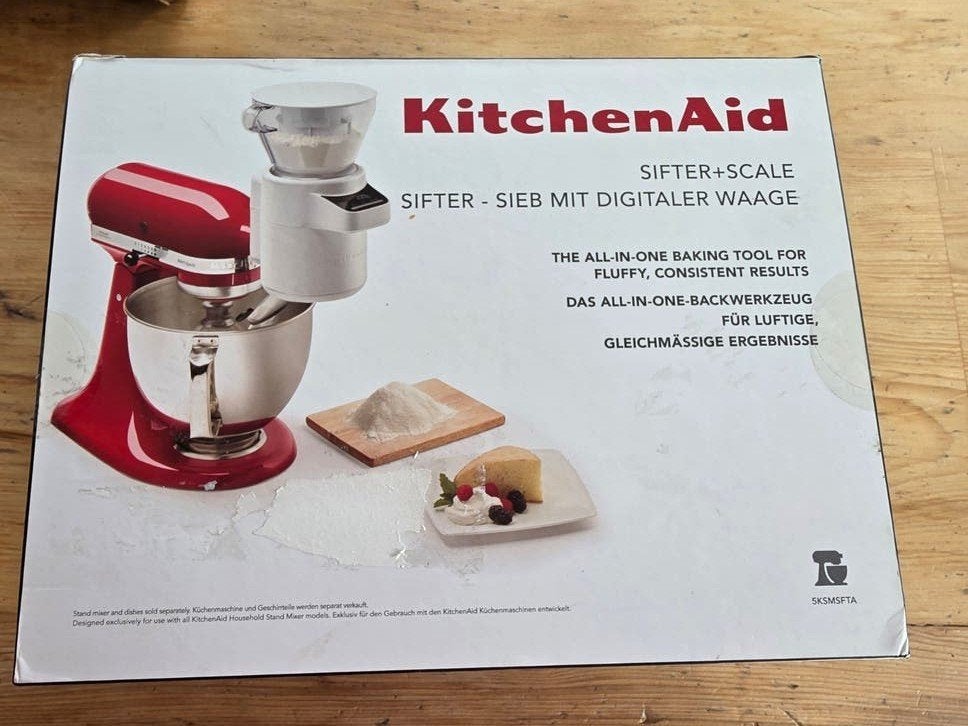 KitchenAid zeef en weegschaal, Overige typen, Ophalen of Verzenden, Zo goed als nieuw, Wit