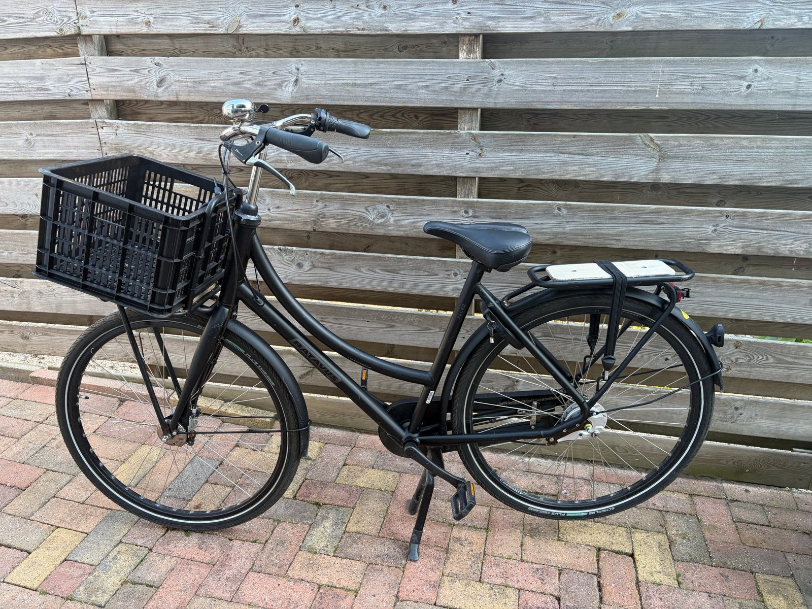 Batavus Damesfiets met Voordrager en Mand - 55 cm, Ophalen, Terugtraprem, Versnellingen, Batavus