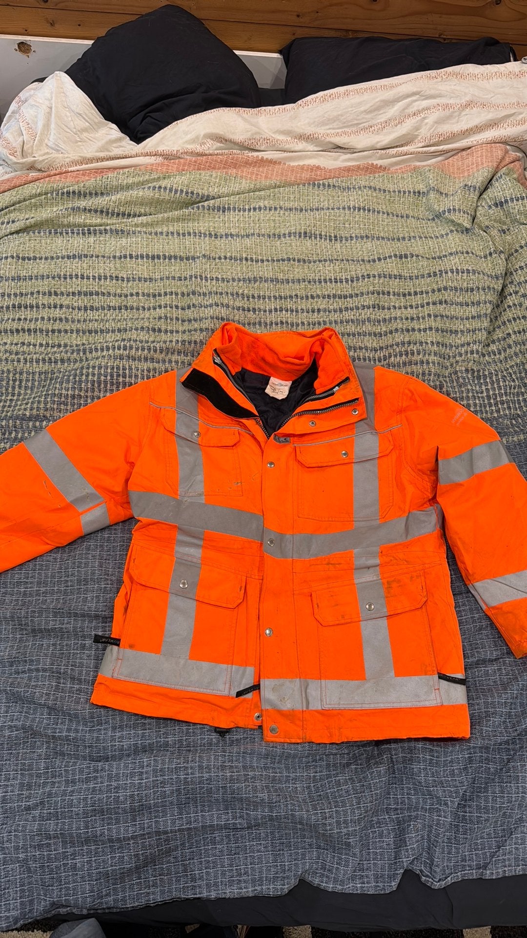 Hydrowear oranje werkjas  zonder bedrukking veiligheidsjas, Ophalen, Zo goed als nieuw