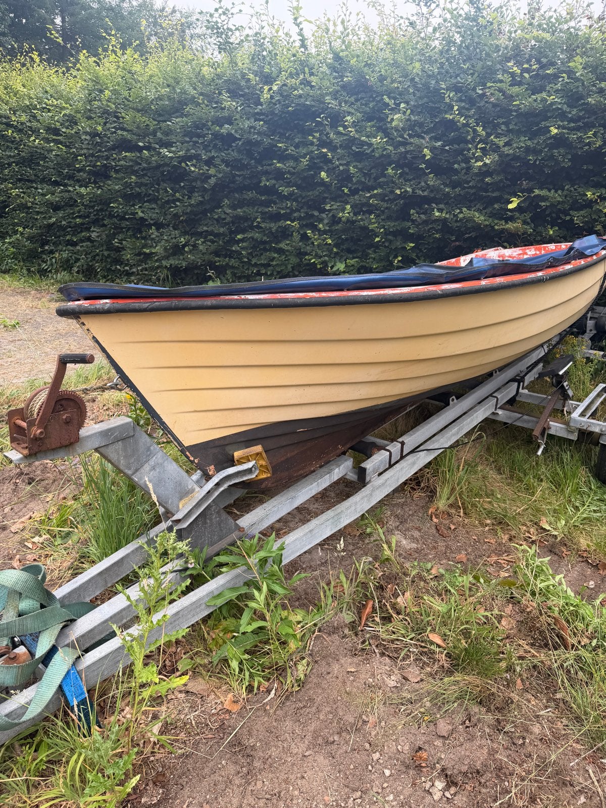Rana visbootje met typeplaatje - Sterk en stabiel, Ophalen, Gebruikt, Overige merken, Polyester
