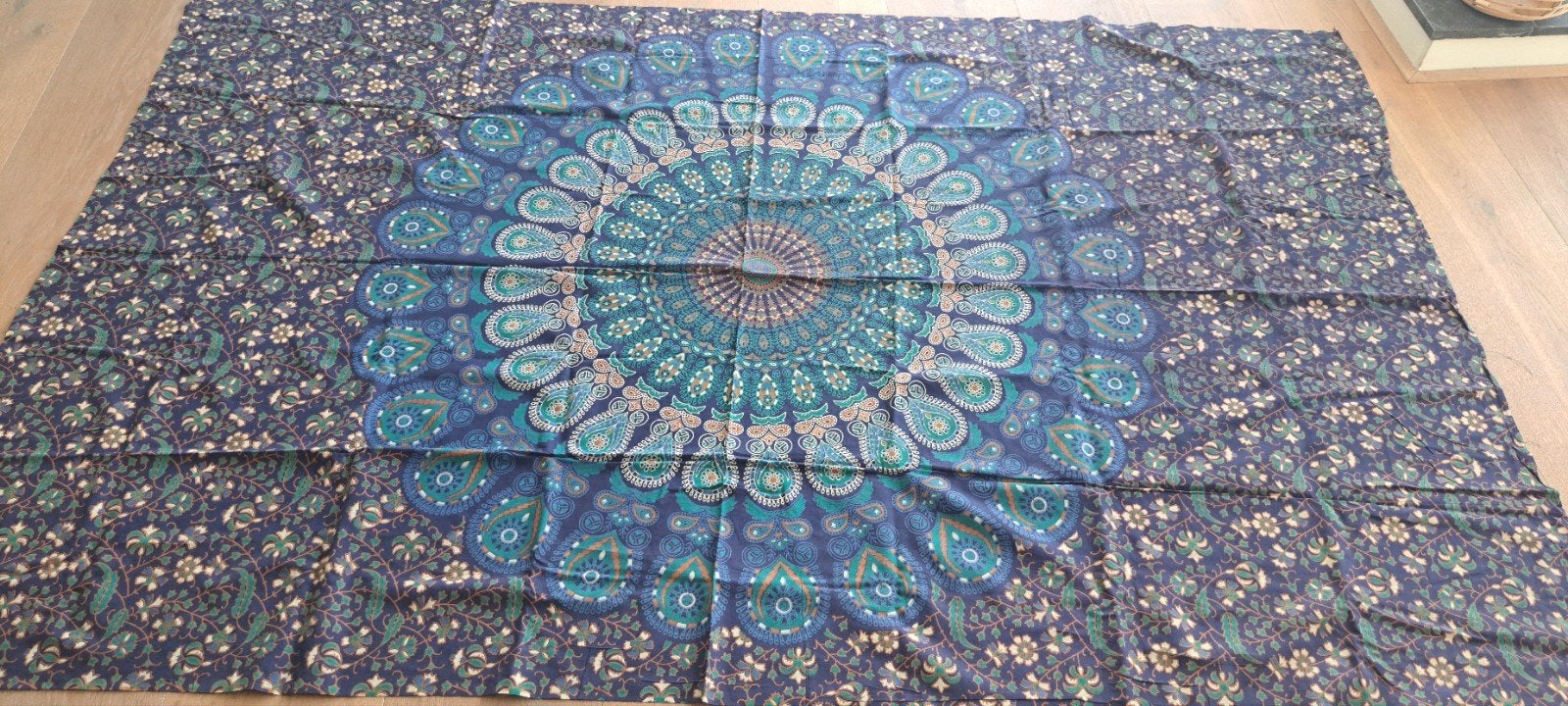 Laken met Mandala Patroon - 133x210 cm, Ophalen of Verzenden