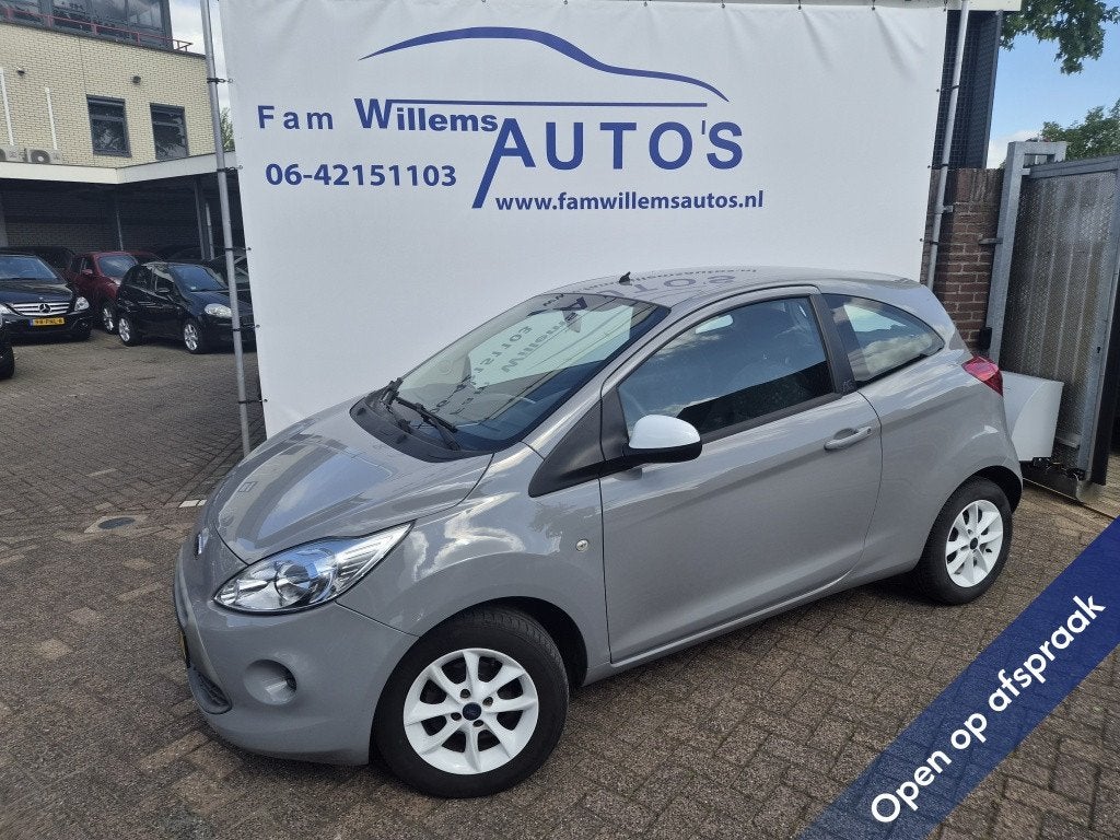 Ford Ka 1.2 Sport Nardo Grey Nieuwe distributieriem, Auto's, Voorwielaandrijving, Stof, Gebruikt, 4 cilinders