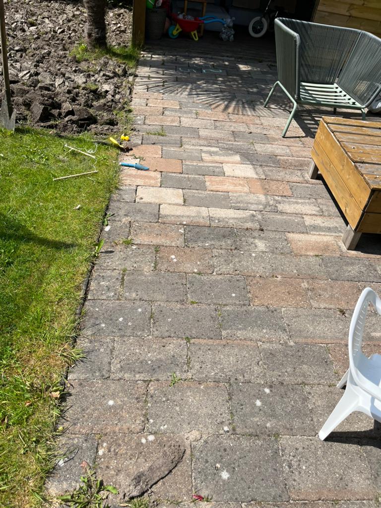Terrastegels 20x30x6 cm, 60m2, Ophalen, Gebruikt, 10 m² of meer, Beton