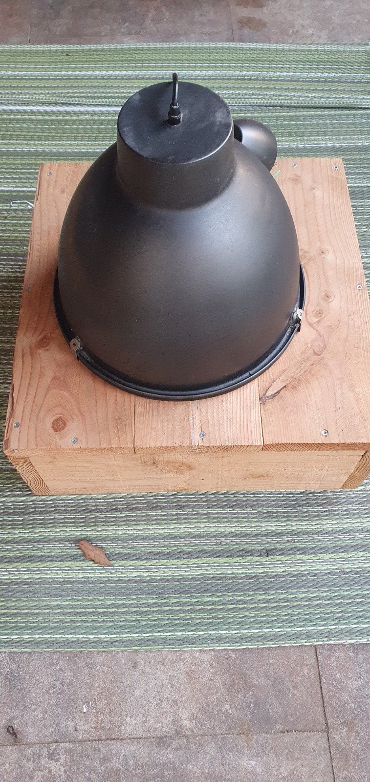 2x industriële hanglamp, Huis en Inrichting, Lampen | Hanglampen, Gebruikt, Metaal, Industrieel, E27 (groot)
