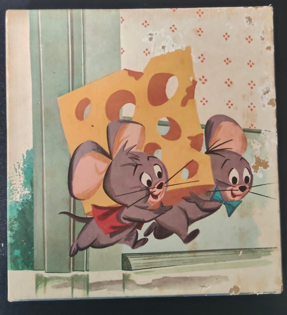 Vintage Houten Puzzel Pixie en Dixie 1964 Hanna-Barbera, Ophalen of Verzenden, Gebruikt