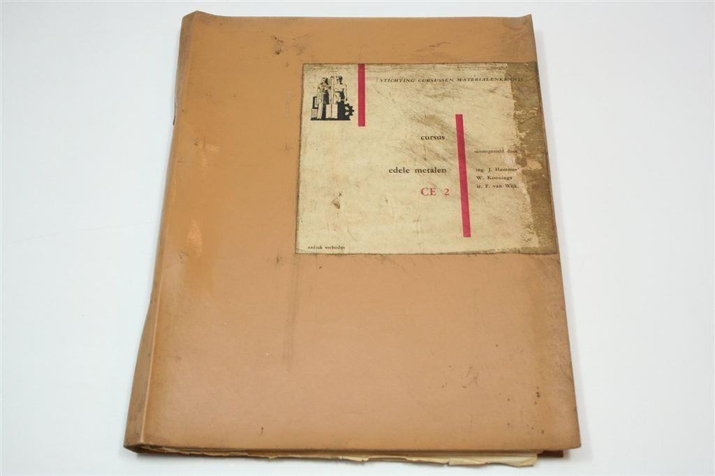 Cursus Edele Metalen CE2 — Zeldzame Map 1958 Vintage, Ophalen of Verzenden, Gelezen