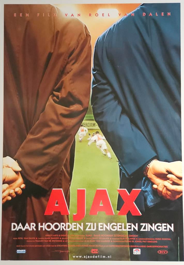Originele bioscoopposter – AJAX “Daar hoorden zij engelen zi, Verzamelen, Posters, Rechthoekig Staand, Deurposter of groter, Ophalen of Verzenden