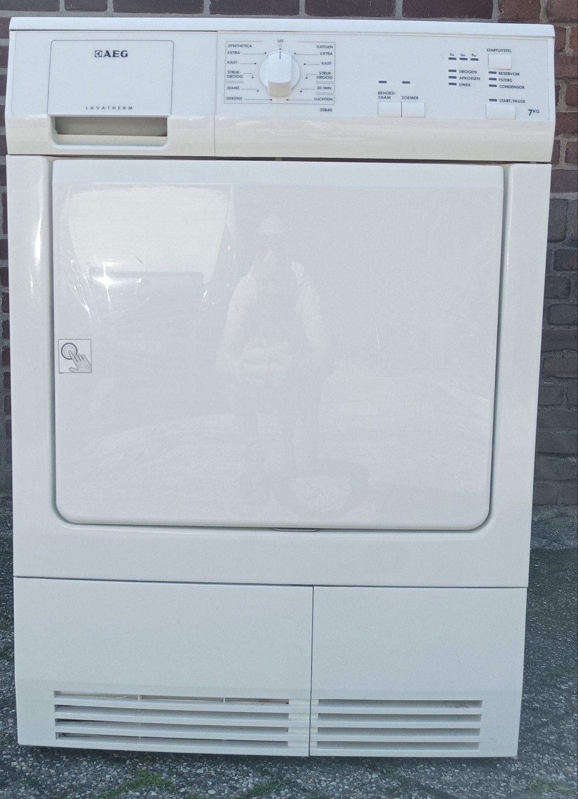 AEG Lavatherm Condens Wasdroger P502764 - Nette Staat, 6 tot 8 kg, Ophalen, Condens, 85 tot 90 cm