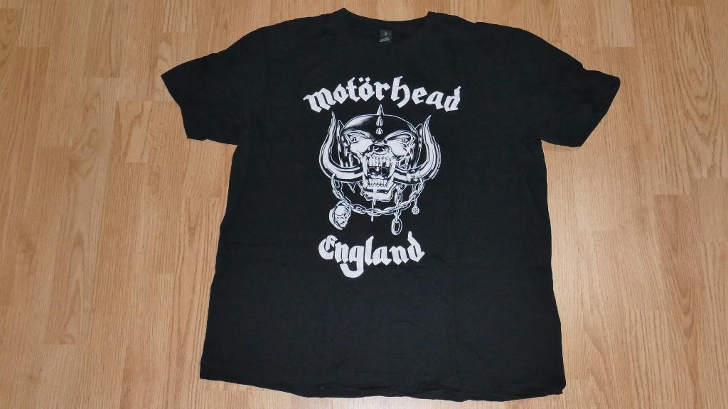MOTORHEAD ENGLAND T-SHIRT, Kleding | Heren, T-shirts, Ophalen of Verzenden, Zo goed als nieuw, Maat 52/54 (L), Zwart