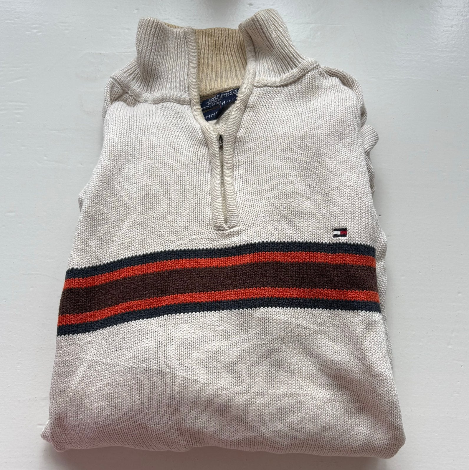 Tommy Hilfiger Schipperstrui, Kleding | Heren, Ophalen of Verzenden, Zo goed als nieuw, Blauw