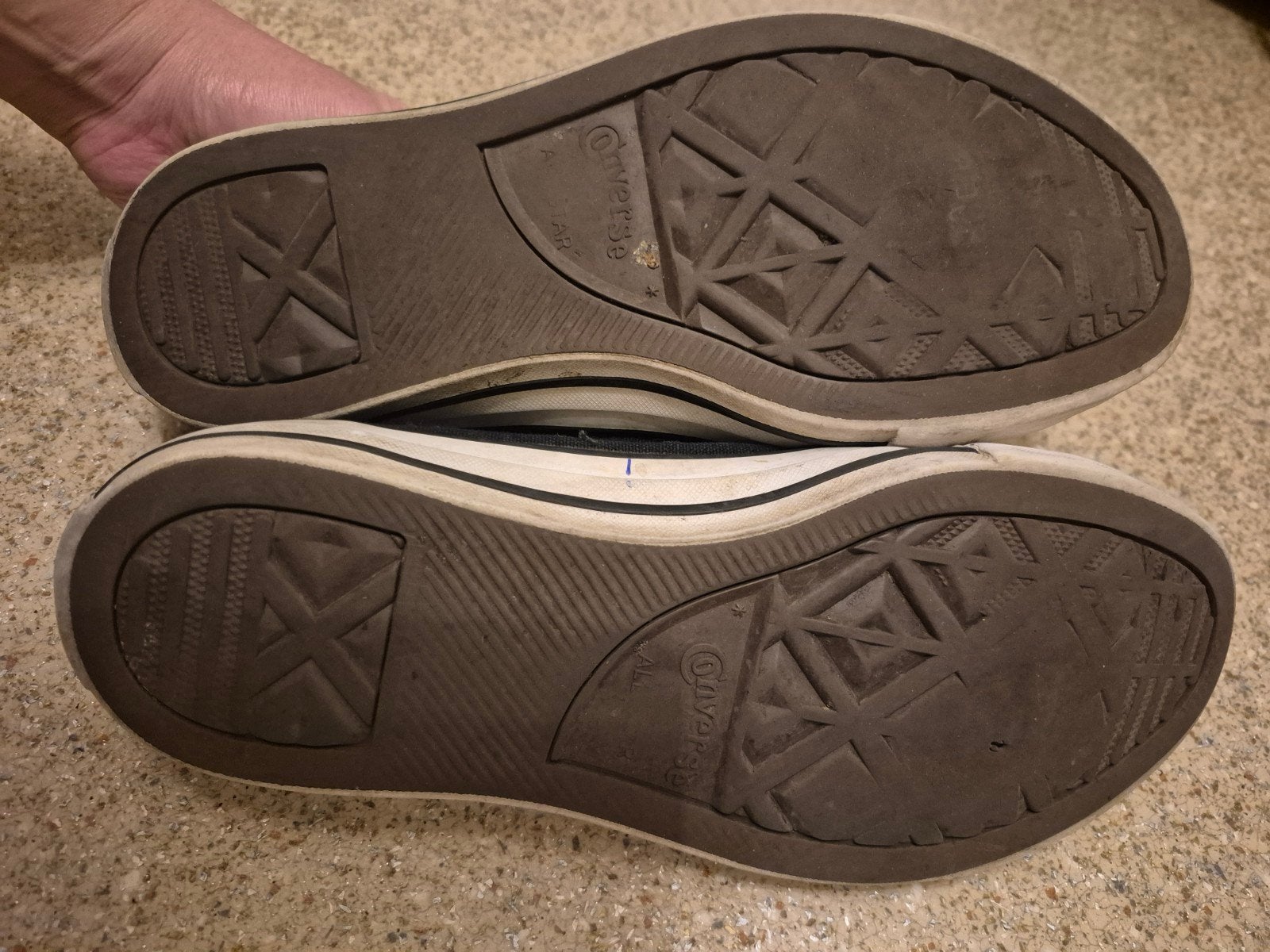 Gedragen grijze Converse All Star sneakers, Kleding | Dames, Schoenen, Converse, Ophalen of Verzenden, Sneakers of Gympen, Grijs