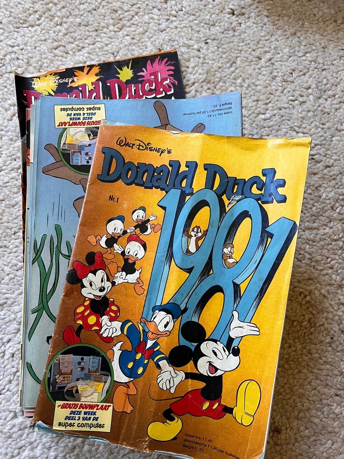 Donald Duck Jaargangen 1981, 1982, 1983 - Complete sets, Boeken, Ophalen, Gelezen, Overige typen