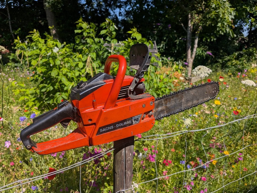 Sachs Dolmar 112 Kettigzaag, Tuin en Terras, Hand-tuingereedschap, Ophalen, Gebruikt, Overige soorten