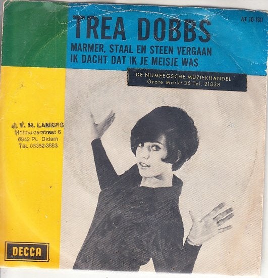 TREA DOBBS - MARMER STAAL EN  STEEN VERGAAN (1965), Fotohoes, Ophalen of Verzenden, Gebruikt, Nederlandstalig