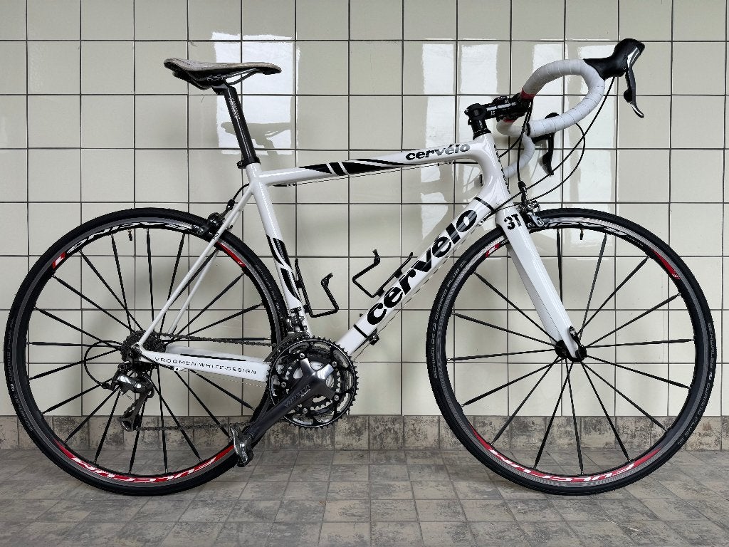 Nieuwstaat Cervélo R3 Vroomen-White Design, Fietsen en Brommers, Fietsen | Racefietsen, 28 inch, Carbon, Zo goed als nieuw, 57 tot 61 cm