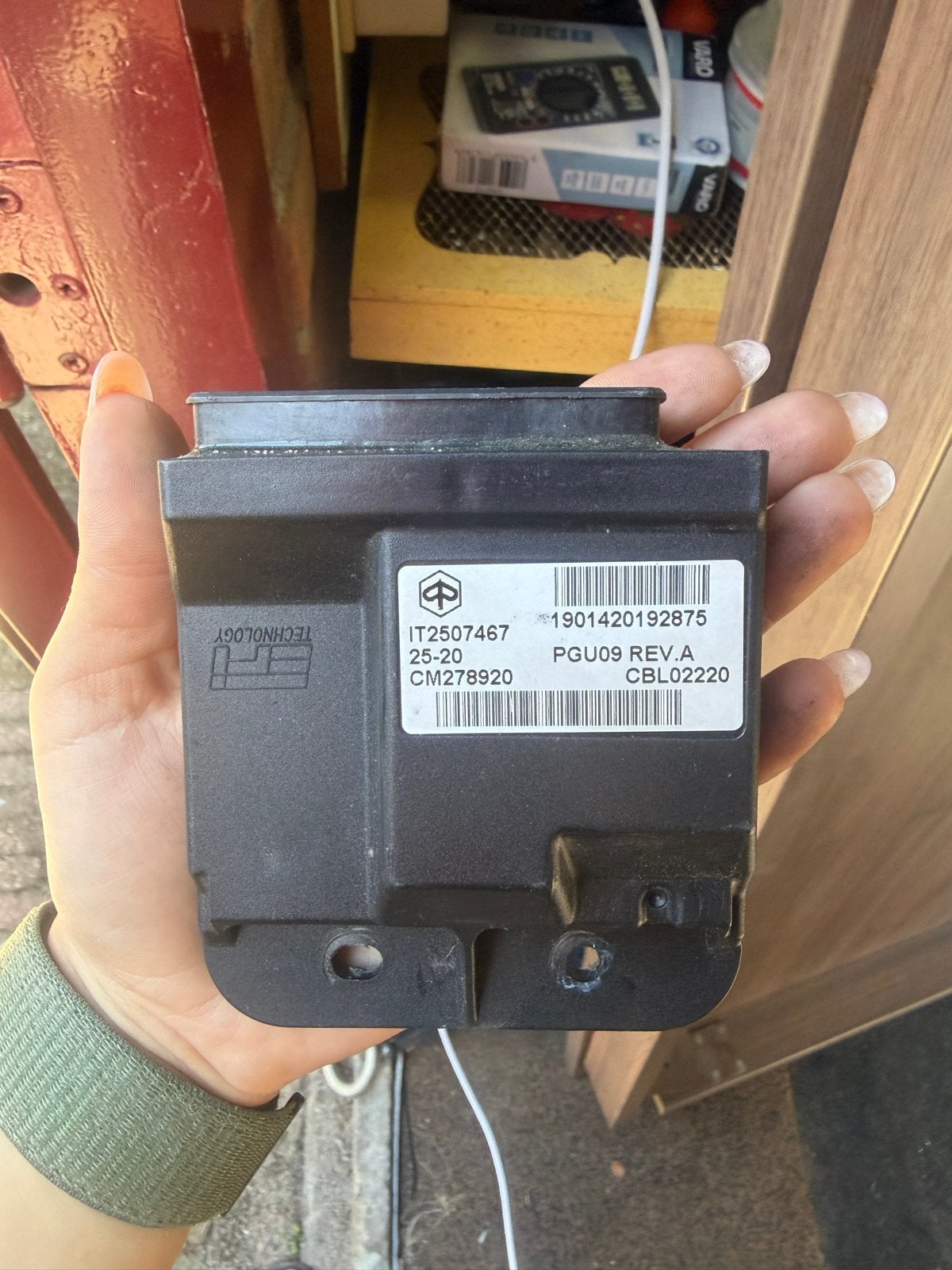 Piaggio ECU / CDI unit - IT2507467 PGU09 REV.A, Ophalen of Verzenden, Gebruikt, Overige typen