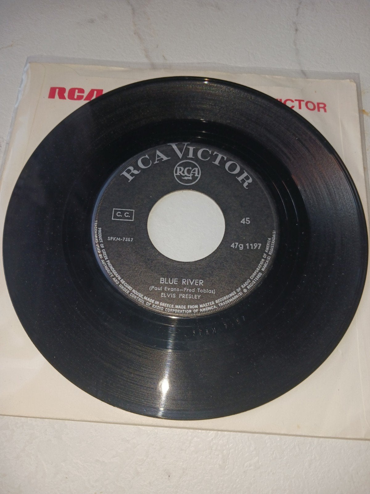 Elvis Presley - Blue River / You'll Be Gone (Single), Gebruikt, 7 inch, Single, Ophalen of Verzenden