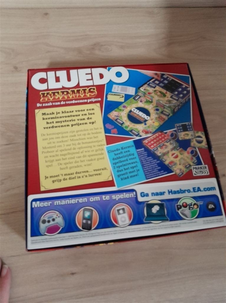 Cluedo Kermis - s1502, Hobby en Vrije tijd, Gezelschapsspellen | Bordspellen, Verzenden, Zo goed als nieuw