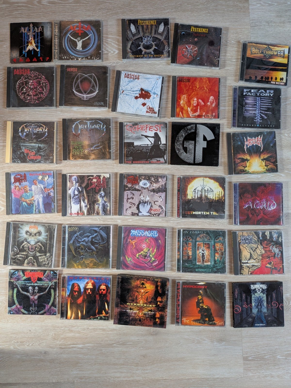 diverse Death Metal cd's, Cd's en Dvd's, Ophalen of Verzenden
