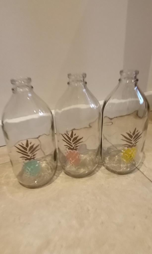 Ananas flessen, Ophalen of Verzenden
