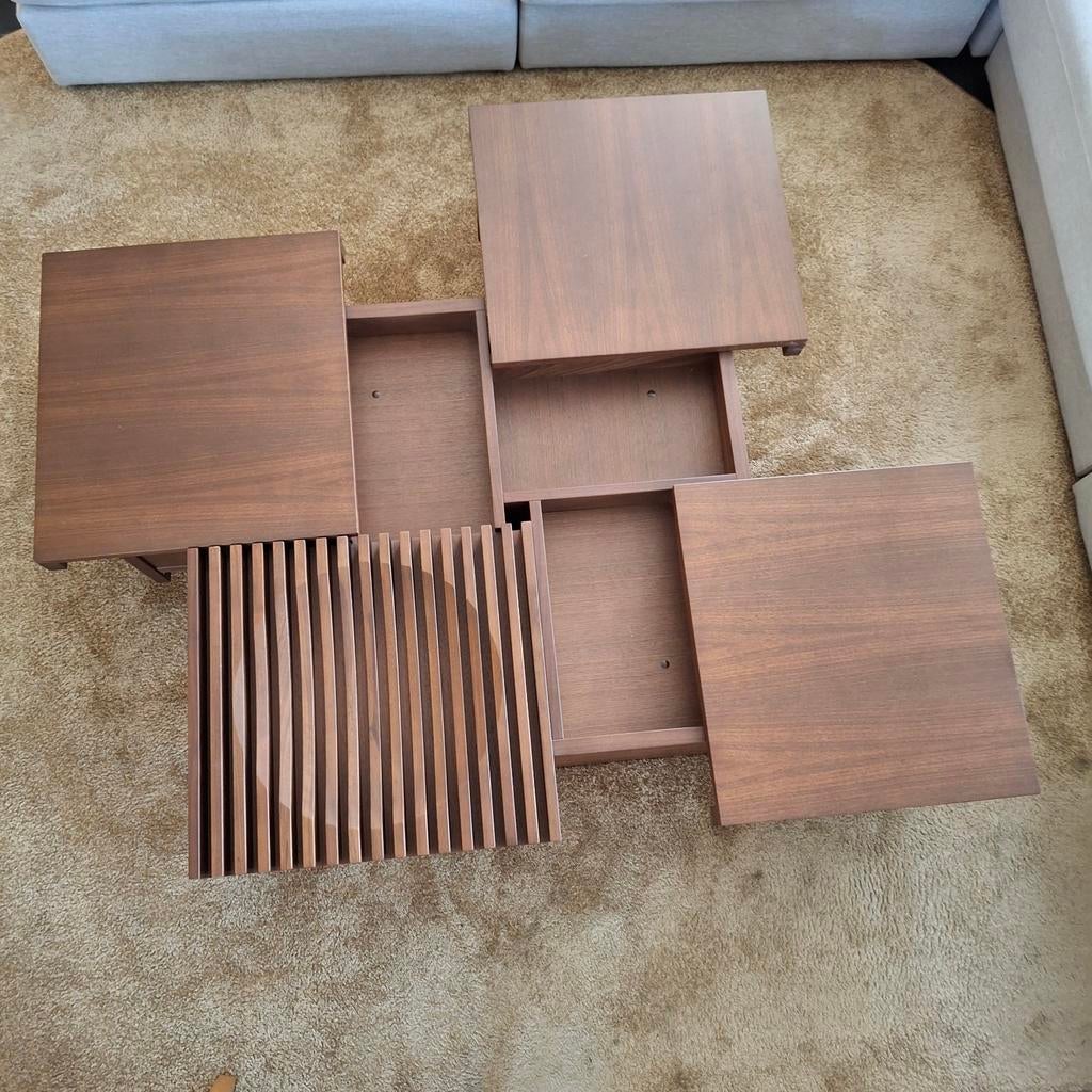Design salontafel Conde House Barringer, Ophalen, Gebruikt, 100 tot 150 cm, Vierkant