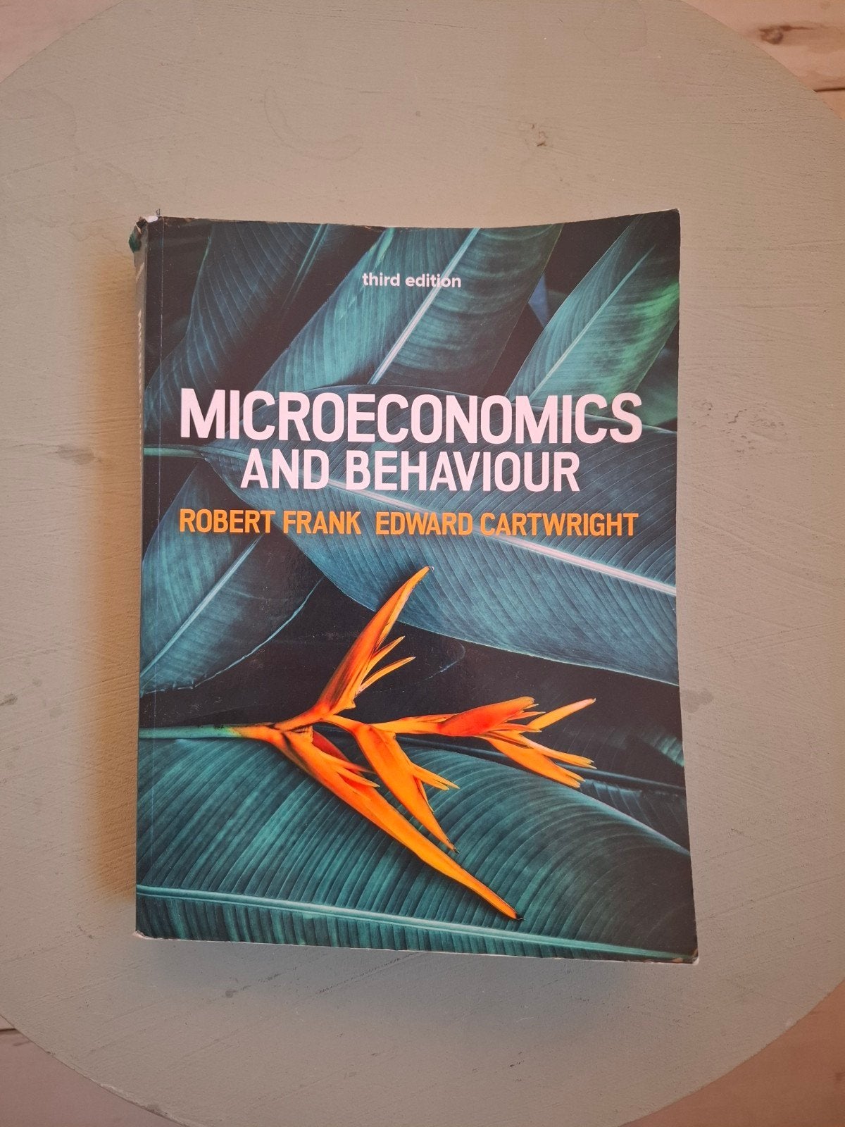 Microeconomics and Behaviour - Robert Frank (3e editie), Gelezen, Gamma, Robert Frank, Edward Cartwright, HBO
