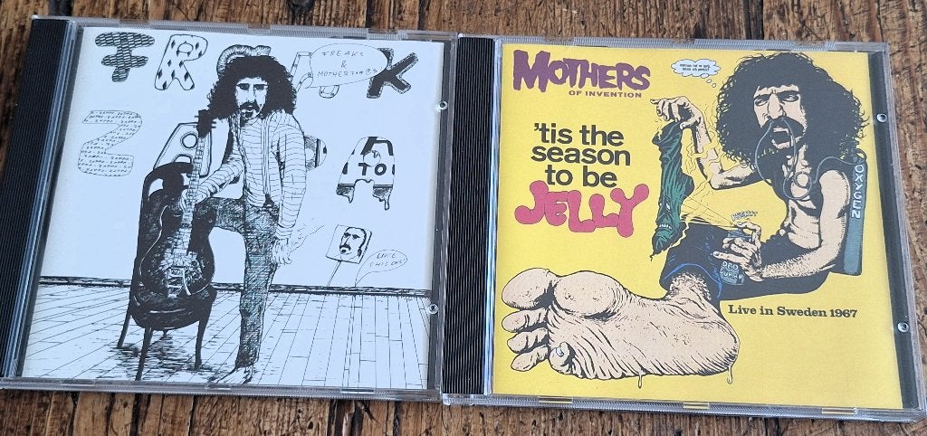 2x FRANK ZAPPA / MOTHERS OF INVENTION  (set 2), Ophalen of Verzenden, Zo goed als nieuw, Alternative Rock