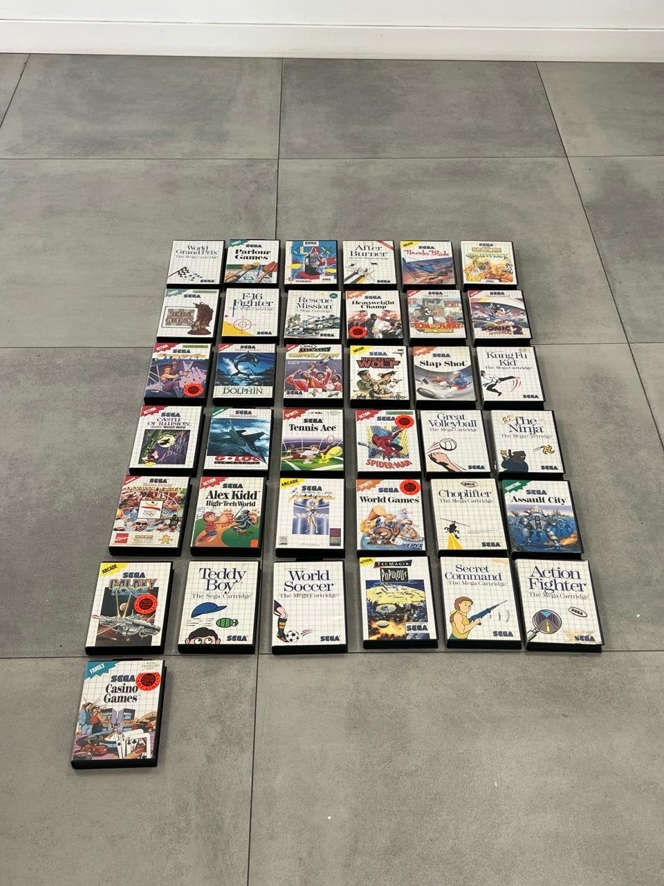 Grote collectie Sega Master System games (37 stuks), Spelcomputers en Games, Gebruikt, Overige genres, 1 speler, Ophalen of Verzenden