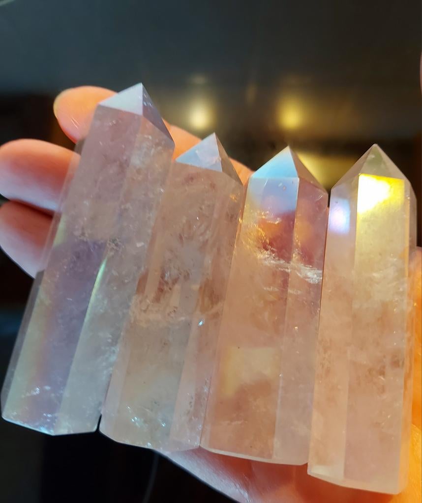 Prachtige Bergkristal Aura Torens, Sieraden, Tassen en Uiterlijk, Edelstenen, Ophalen of Verzenden
