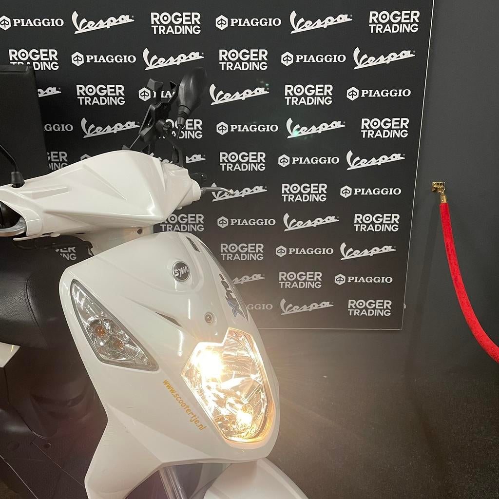 Sym Xpro 50 Brom 4T E4 Wit 2020 - bezorg scooter - incl BTW, Ophalen, Gebruikt, Sym
