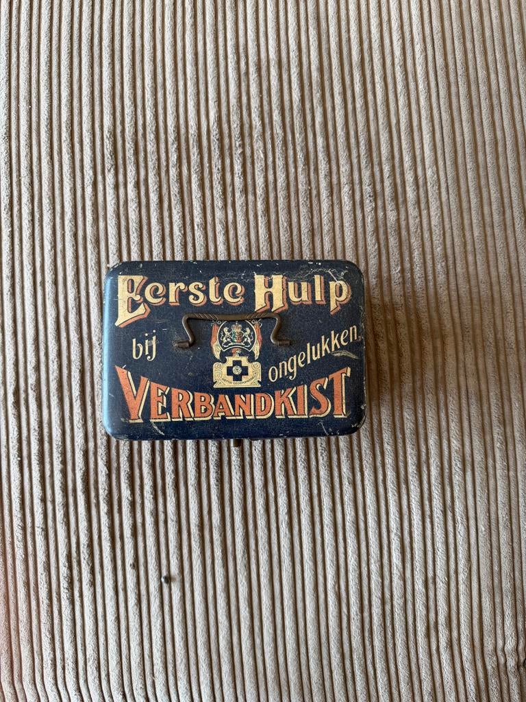 Antiek EHBO verbandkistje - Eerste Hulp bij Ongelukken, Ophalen