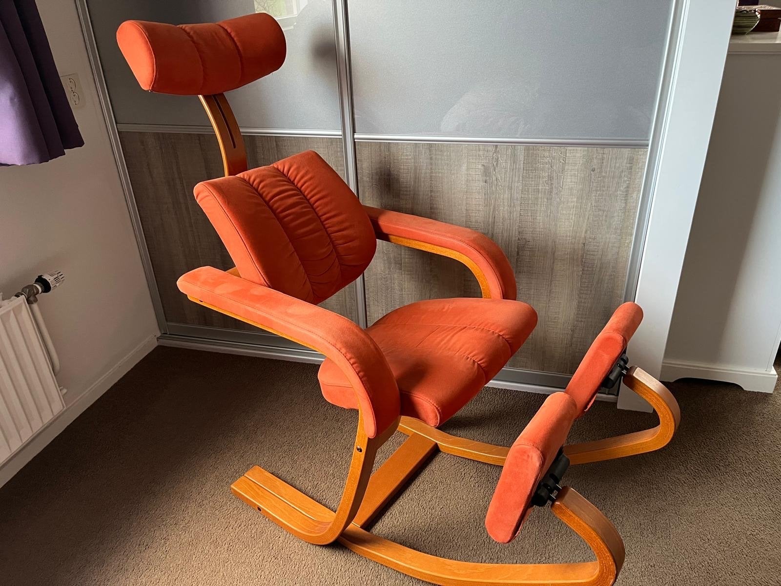 Varier Stokke Balans Kniestoel Oranje Ergonomisch, Huis en Inrichting, Stoelen, Ophalen, Gebruikt, Overige kleuren, Eén