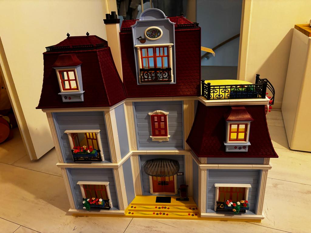 Playmobil Groot Herenhuis 70205 - Klassiek Poppenhuis, Kinderen en Baby's, Speelgoed | Playmobil, Ophalen, Zo goed als nieuw, Complete set