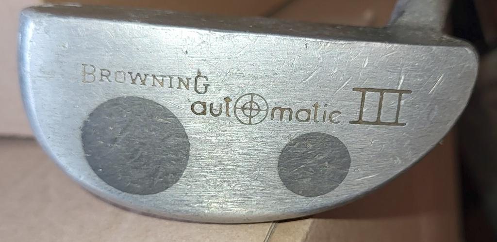 BROWNING Automatic III rechtsh. golfputter 1976 **VINTAGE**, Ophalen of Verzenden, Gebruikt, Club, Overige merken