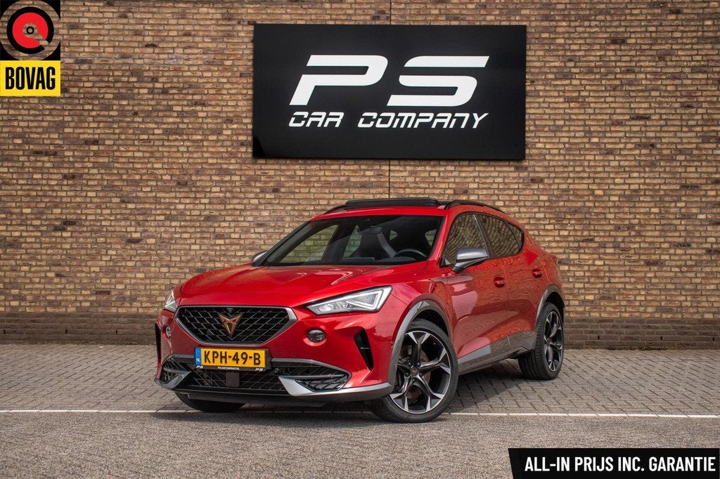 CUPRA Formentor 1.4 e-Hybrid VZ 245PK,Volleder, Pano, ACC, Auto's, Cupra, Zwart, 4 cilinders, Hybride Elektrisch/Benzine, 1601 kg