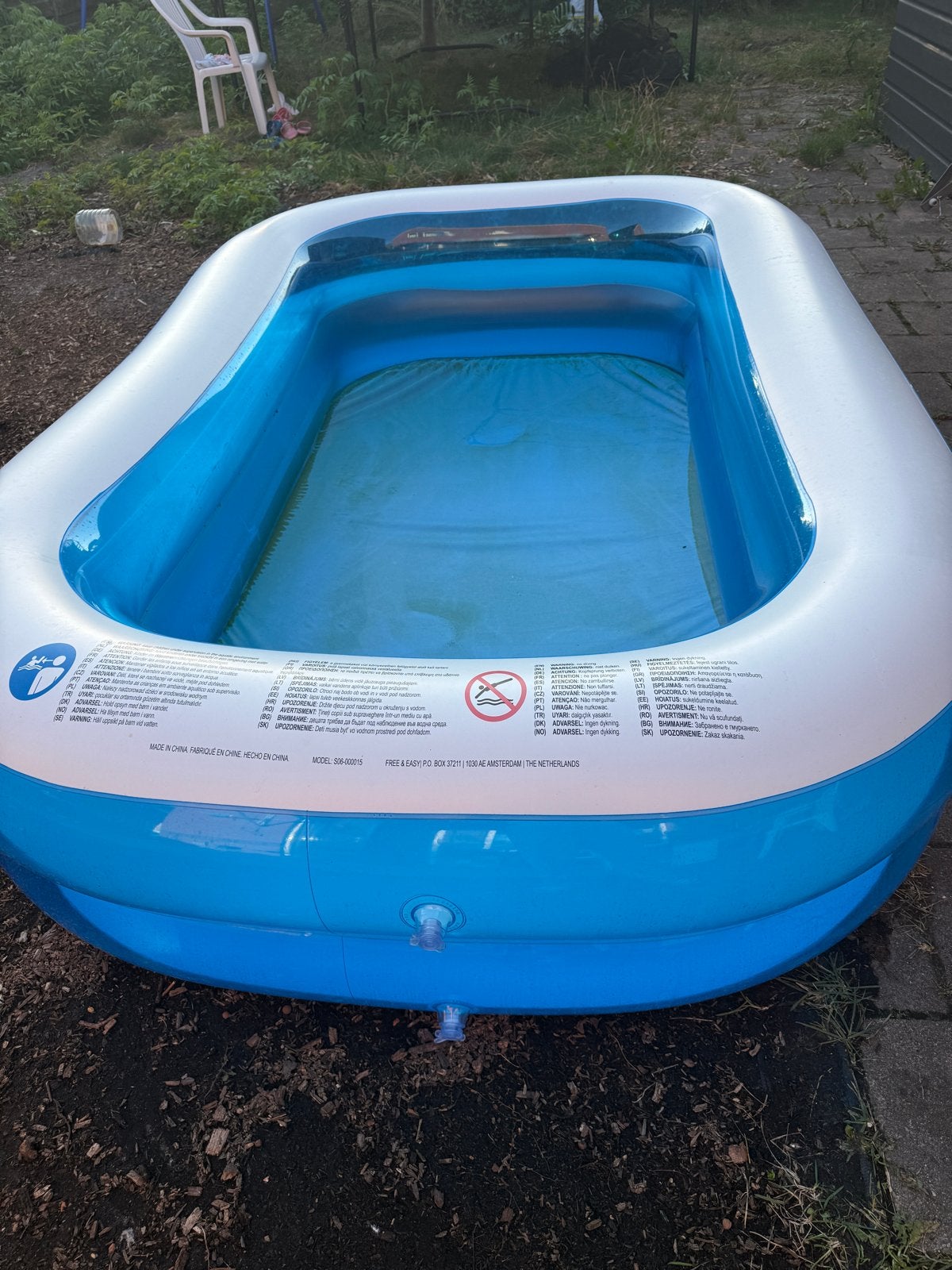 Opblaaszwembad, Tuin en Terras, Gebruikt, Minder dan 80 cm, Opblaaszwembad, Ophalen of Verzenden