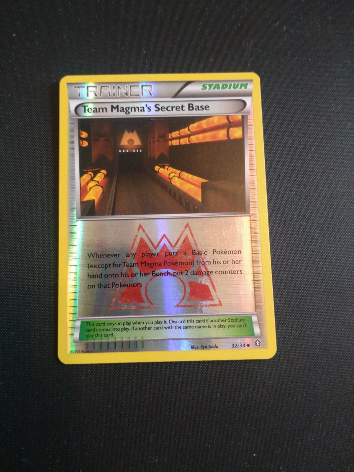 Team Magma's Secret Base (DCR 32)
Double Crisis Pokémon, Verzenden, Gebruikt, Losse kaart