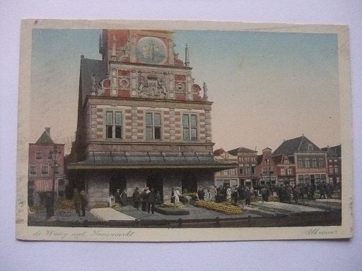 P297 Alkmaar - Waag met Kaasmarkt, Verzenden, Voor 1920, Ongelopen, Noord-Holland