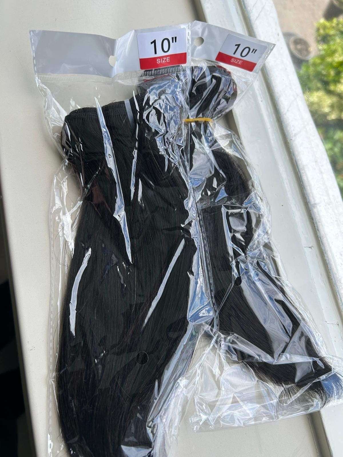 10 inch bundels vietnaam bonstraight 100% menselijke haar, Ophalen of Verzenden, Nieuw, Pruik of Haarverlenging