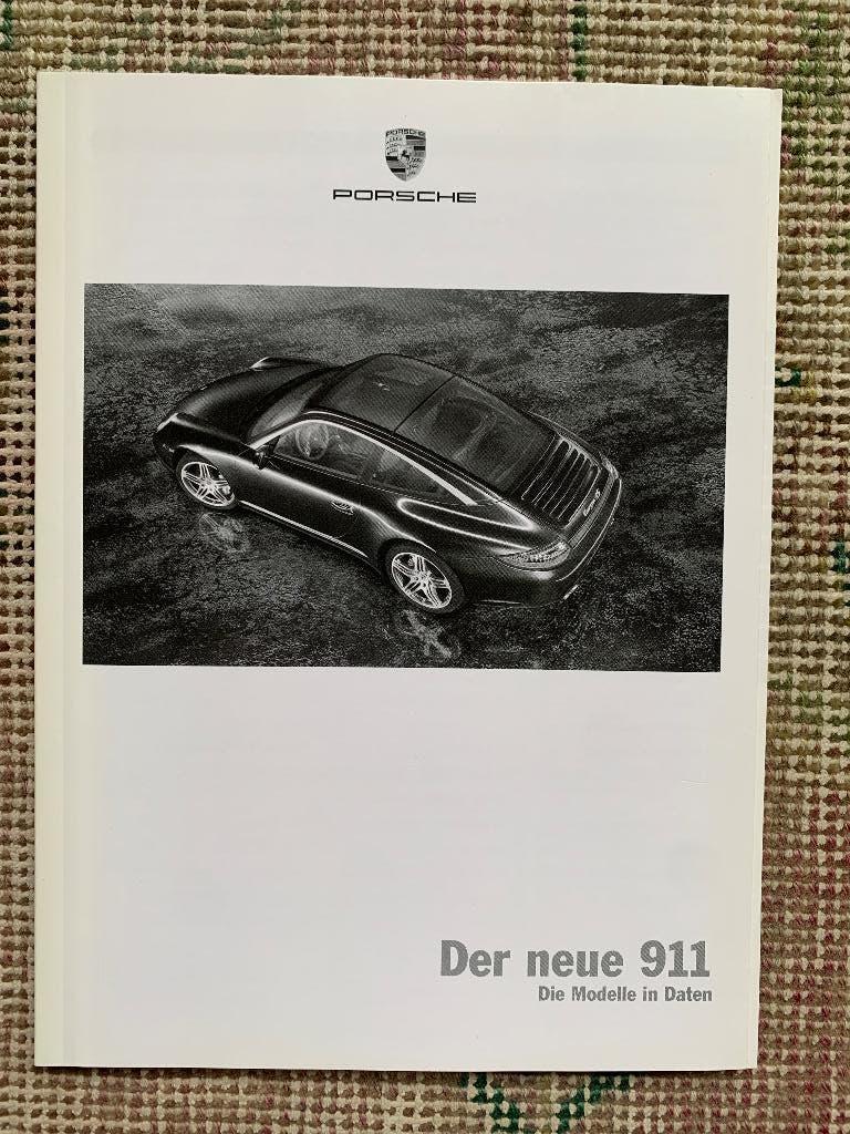 Duitse prijslijst Porsche 911 997 2008 MK2 zgan, Boeken, Auto's | Folders en Tijdschriften, Nieuw, Porsche, Ophalen of Verzenden
