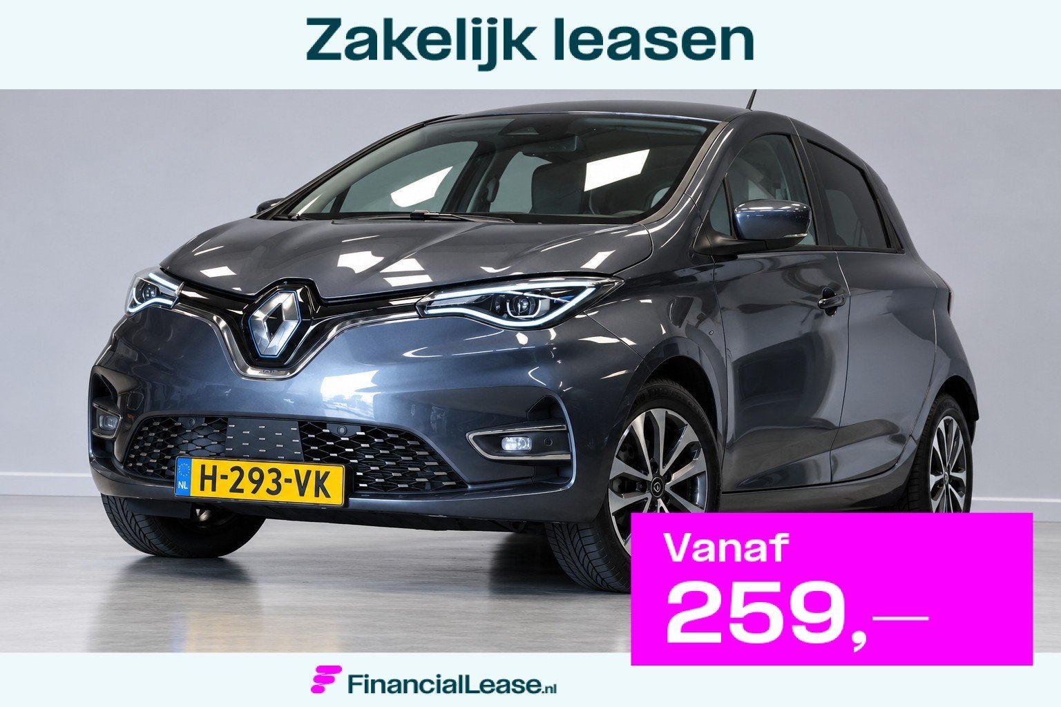 Renault ZOE R135 Edition One 52 kWh SOH 92% |KoopAccu, Dealer onderhouden, 136 pk, Gebruikt, Zwart