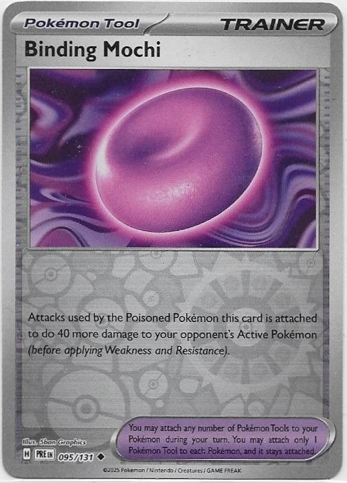 Prismatic Evolutions,  Binding Mochi [reverse] 95/131, Verzenden, Nieuw, Losse kaart