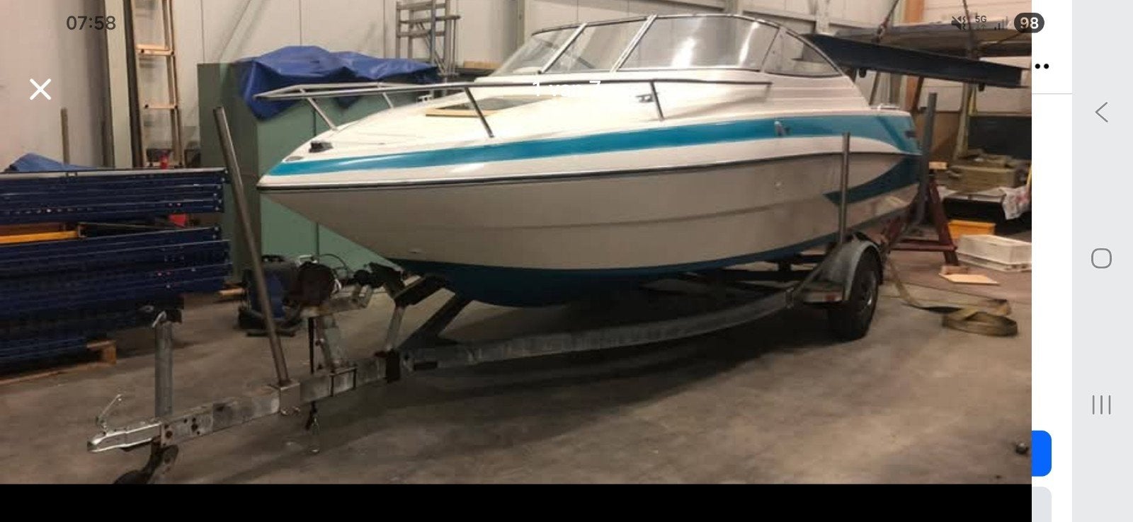 Speedboot diesel  glastron, Watersport en Boten, Ophalen, Diesel