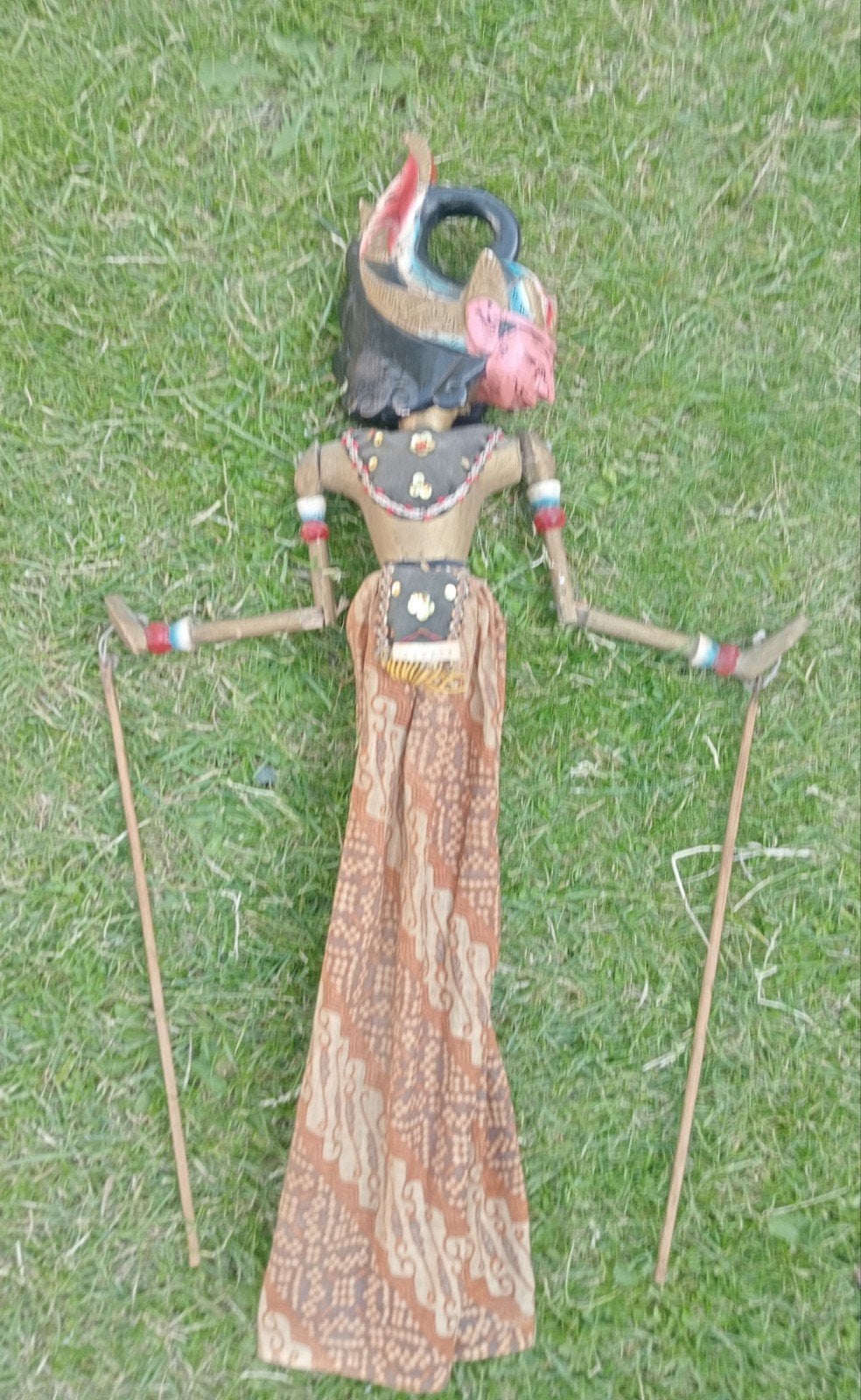 Wayang Golek houten pop uit Indonesië Java, Ophalen, Azië, Hout, Vrouw