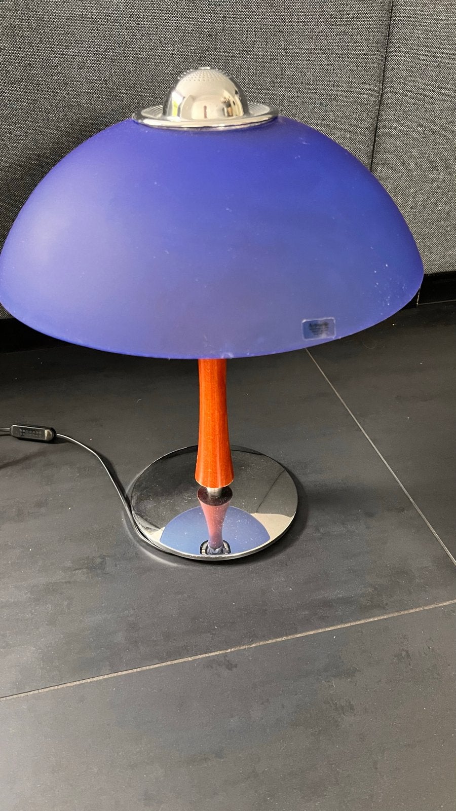 Artemide Hand Gevormde Tafellamp - Vintage Design, Huis en Inrichting, Lampen | Tafellampen, Ophalen, Gebruikt, Glas