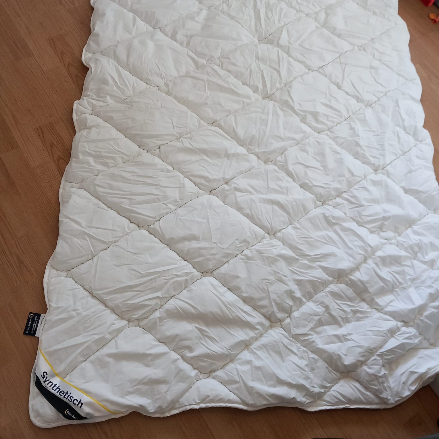 Synthetisch dekbed 140x220 cm - Beter Bed Select, Gebruikt, Eenpersoons, Wit, Katoen