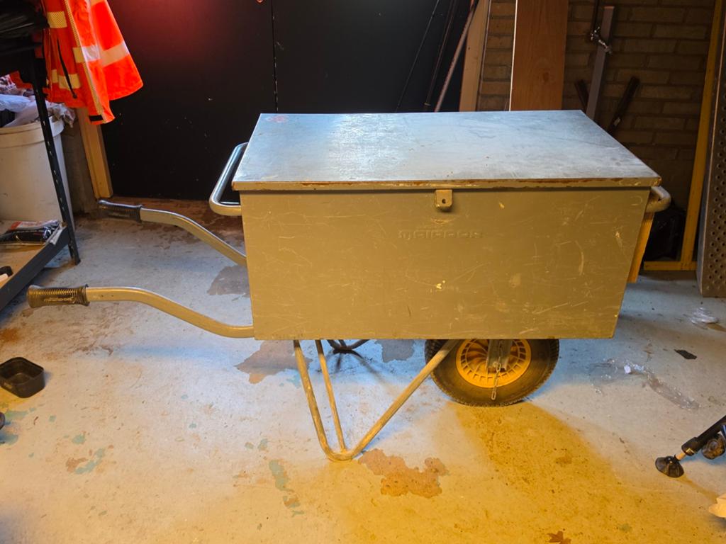 Gereedschapkruiwagen, Doe-het-zelf en Verbouw, Transportwagens, 100 liter of meer, Ophalen, Gebruikt, Transportkar