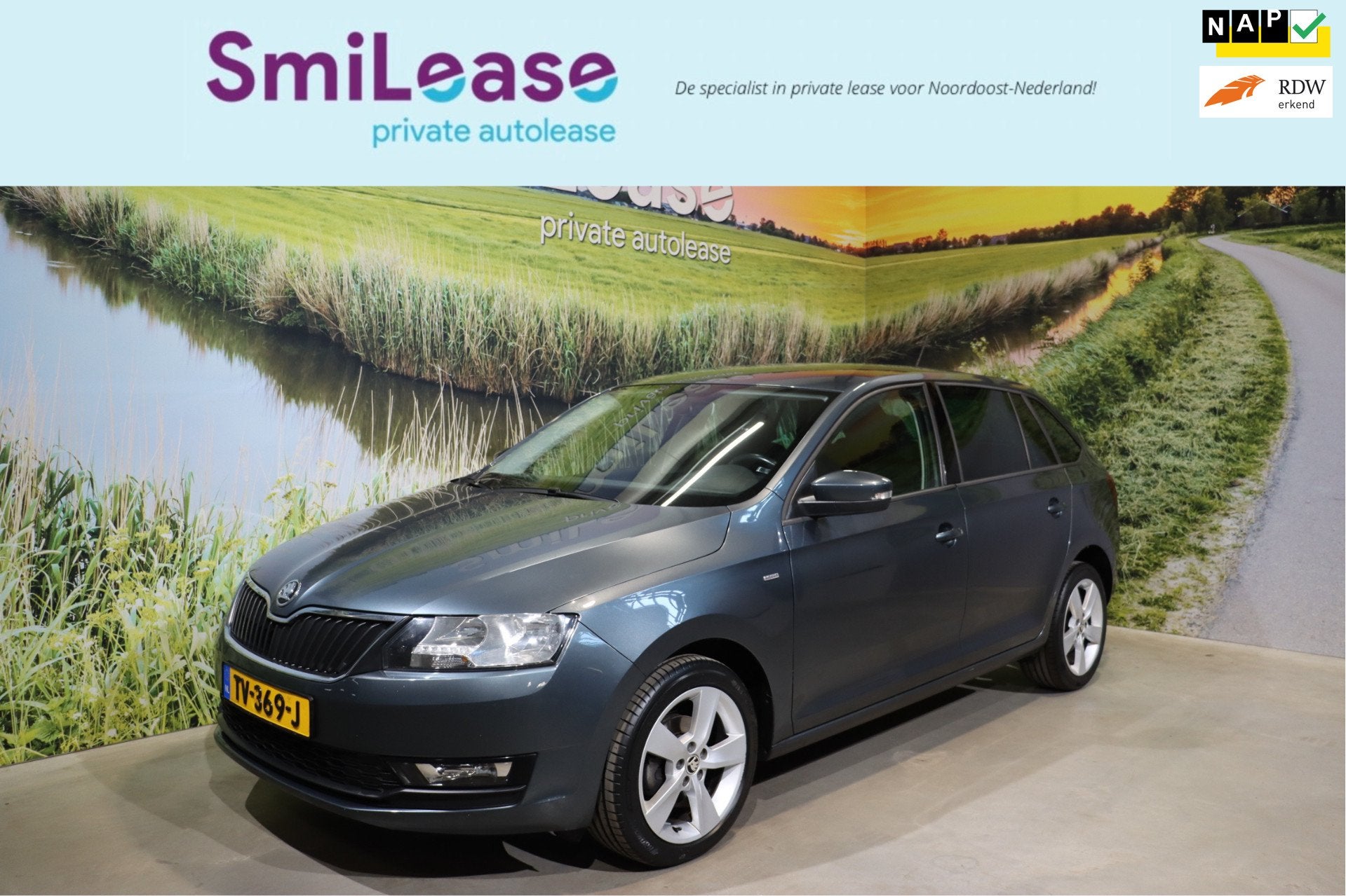Skoda Rapid Spaceback 1.0 TSI Greentech Clever| Cruise | Nav, Auto's, Met garantie (alle), 49 €/maand, Origineel Nederlands, Handgeschakeld