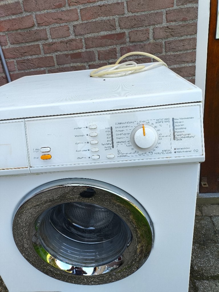 Miele wasmachine, Ophalen, Gebruikt, 1200 tot 1600 toeren, 85 tot 90 cm