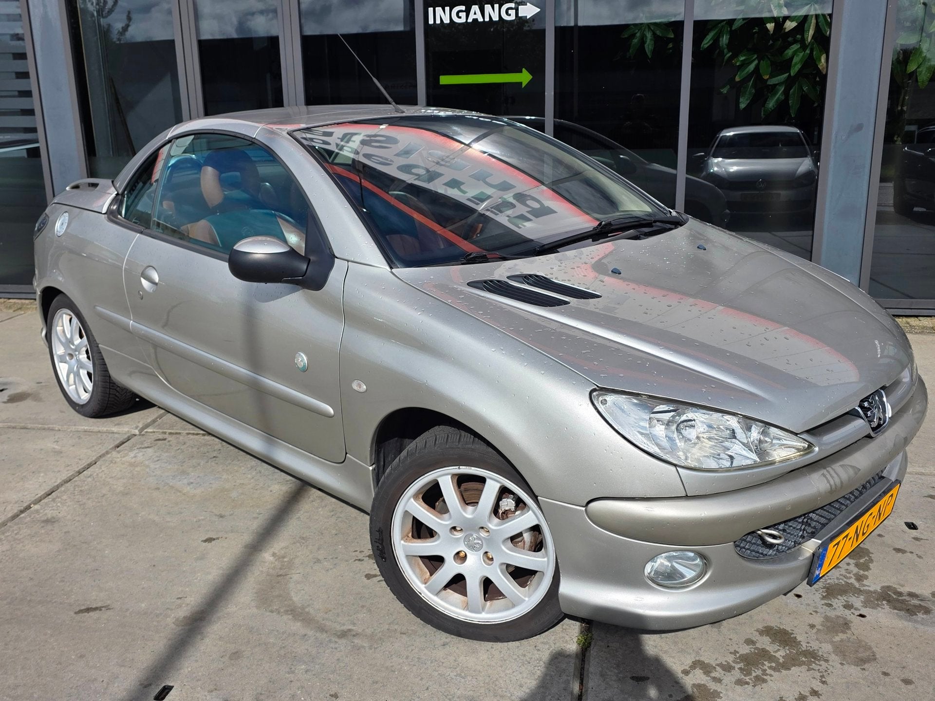 Peugeot 206 CC 1.6-16V Roland Garros - Leder Bekleding -, Auto's, Peugeot, Voorwielaandrijving, Gebruikt, 4 cilinders, Cabriolet